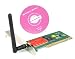 Wireless LAN 802.11n PCI Network 108 Mps Wi-Fi Wifi Card Adapter for Desktop PC