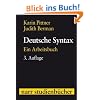 Deutsche Syntax: Ein Arbeitsbuch