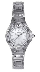 Accutron Women's 26R03 Val d'Isere Diamond Mother of Pearl Watch