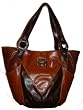 Nine West Purse Handbag Victory-Mmn Walnut/saddle