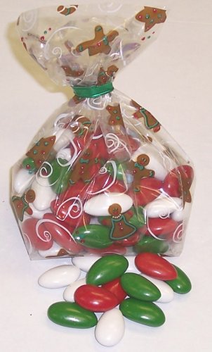 Scott's Cakes Christmas Chocolate Jordan Almonds 1 Pound Gingerbread Bag by Almond Pound Cake