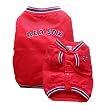 Boston Red Sox Dugout Dog Jacket Coat Small