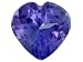 Jewelry : MIN .90CT 6.5X6.5MM HEART SHAPE TANZANITE