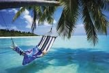 TROPICAL BEACH POSTER THE HAMMOCK OCEAN ART NEW ST4299