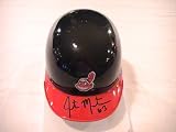 JUSTIN MASTERSON SIGNED AUTO AUTOGRAPHED CLEVELAND INDIANS MINI HELMET W/ CERTIFICATE OF ATHENTICITY