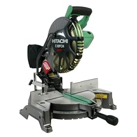 Hitachi C10FCH 15 Amp 10-Inch Compound Miter saw with Laser by Hitachi