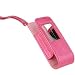 PCMICROSTORE Brand Samsung Juke U470 U-470 Premium Magenta Leather Holster with Detachable Neck Strap