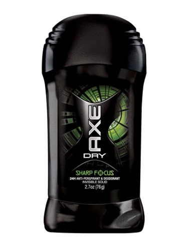good antiperspirant:Axe  Invisible Solid, Sharp Focus, 2.7-Ounces (Pack of 4)