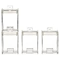 4pc Mini Canisters - Clear
