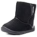 BMCiTYBM Baby Snow Boots Boys Girls Winter Fur Lined Shoes 6 9 12 18 24 Months Black Size 5 (Infant/Toddler/Little Kid)