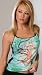 3635 Asian Peacock Lycra Tank Top