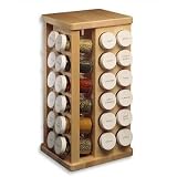 JK Adams CSL-32-SM Maple Carousel Spice Rack 32-bottle [Kitchen]