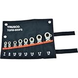 トラスコ中山:TRUSCO 首振ラチェットコンビネーションレンチセット(ショートタイプ)8本組 TGRW-800FS 型式:TGRW-800FS