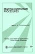 Multiple Comparison Procedures (Quantitative Applications in the Social Sciences)