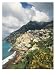 Positano in Salerno Province on the Amalfi Coast Landscapes Photographic Poster Print, 30x40