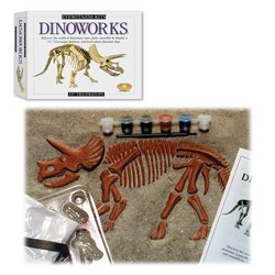 Childrens Toyshop  Toys : 15" Tricertop Dinoworks  - Eyewitness Kits