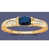 Sapphire and Diamond Ring