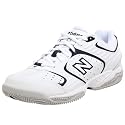 New Balance Men's MC654 Tennis Shoe,White/Navy,10.5 D