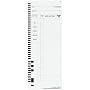 Pyramid Technologies 4410010 Time Cards For Model 4000, 100/Pack