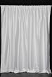 White Velvet Curtain / Drapes / Panels 43 X 84 Inches - Piece