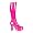 Hot Pink Stretch Patent