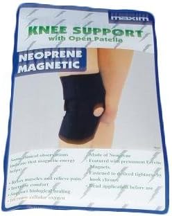 MAGNETIC BIO THERAPY ADJUSTABLE NEOPRENE OPEN PATELLA KNEE SUPPORT