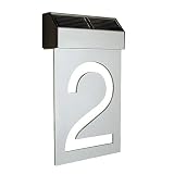 Matterinc Solar LED Number 2 - Silver