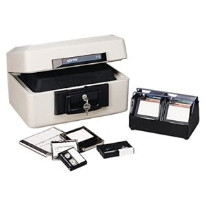 SentrySafe 1710 1/2 Hour FIRE-SAFE Media Chest, 0.12 Cubic Feet, Dove Gray