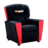 NASCAR Kiddie Recliner - Black with Red Highlights
