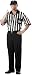 California Costume Men's Adult-Referee Shirt, Black/White, XL (44-46)