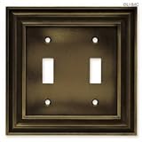 Brainerd #64732 Tum AB Double Switch Plate