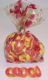 Scotts Cakes Peach Rings 1 Pound Multi-Heart Bag