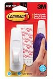 1x Large Hooks with 3M Command(tm) Adhesive Strips
