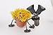 BANDANA/YARDBIRDS Collectible Metal HAPPY PUPPY Dog 6 FLOWER POT HOLDER