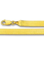 14K Yellow Gold Imperial Herringbone Chain (Width 3.0mm)