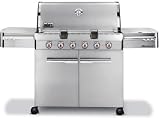Weber 7320001 Summit S-620 Propane Gas Grill, Stainless Steel