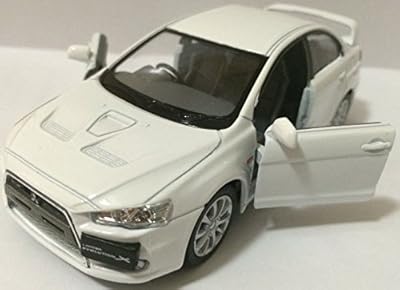 1:36 Scale 2008 Mitsubishi Lancer Evo Evolution X diecast CAR model 5"WHITE
