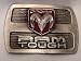 DODGE Ram Tough Enamel Pewter Buckle