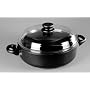 SKK Premium Round Cast Casserole with Glass Lid 24cm