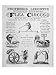 Broadsheet Advertising Professor Likonti's Romanian Flea Circus During Visit to Londo...