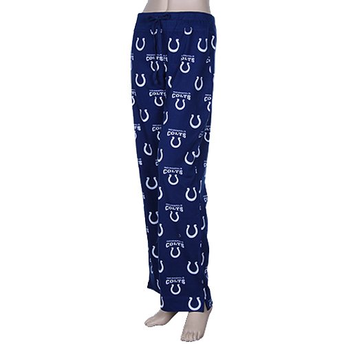 Reebok Indianapolis Colts Ladies Royal Blue Supreme Pajama Pants (Large)