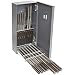 Alvord Polk 127-S-30 High-Speed Steel Chucking Reamer Set, Straight Flute, Uncoated Finish, 25-Piece, 1 mm - 13 mm Sizes in .5 mm Increments