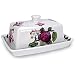 Portmeirion Pomona Earthenware Butter Dish with Handle Top