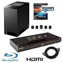 Sony HT-IS100 Theater Micro System & BDPS360 Blu-Ray Player & APC Home Theater AV Pro HDMI Cable & Best of Discovery Blu-ray Disc Bundle