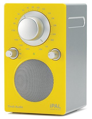 Tivoli iPAL Outdoor-Radio passend zu iPod in gelb/silber