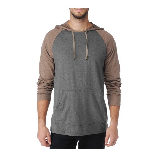 hoodies:RVCA Castro Pullover Hoody - Men's Grey Noise, M Images