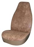 Allison 65-0080 Brown Snakeskin Universal Bucket Seat Cover - Pack of 2