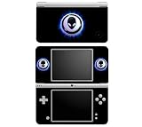 NEON ALIEN DECORATIVE PROTECTOR SKIN DECAL STICKER FOR NINTENDO DSI XL HANDHELD PORTABLE VIDEO GAME CONSOLE