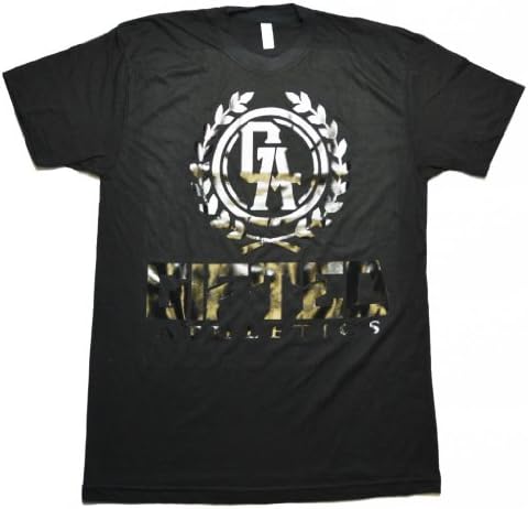 Gifted Athletics Men's Blackout Logo Tee, 2XL, Black