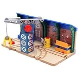 Thomas & Friends Wooden Railway- Repair And Go Station At The Sodor Steamworks